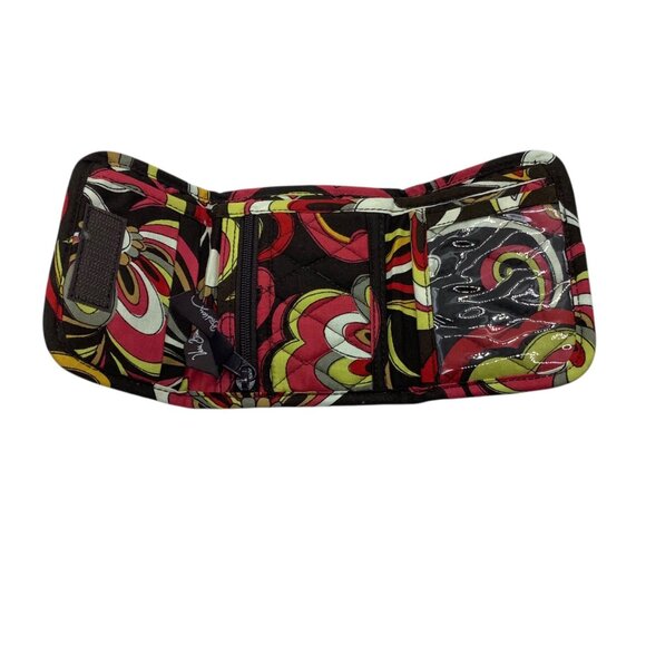 Vera Bradley Puccini Quilted Trifold Wallet ID Window Multiple Compartments - Picture 2 of 8